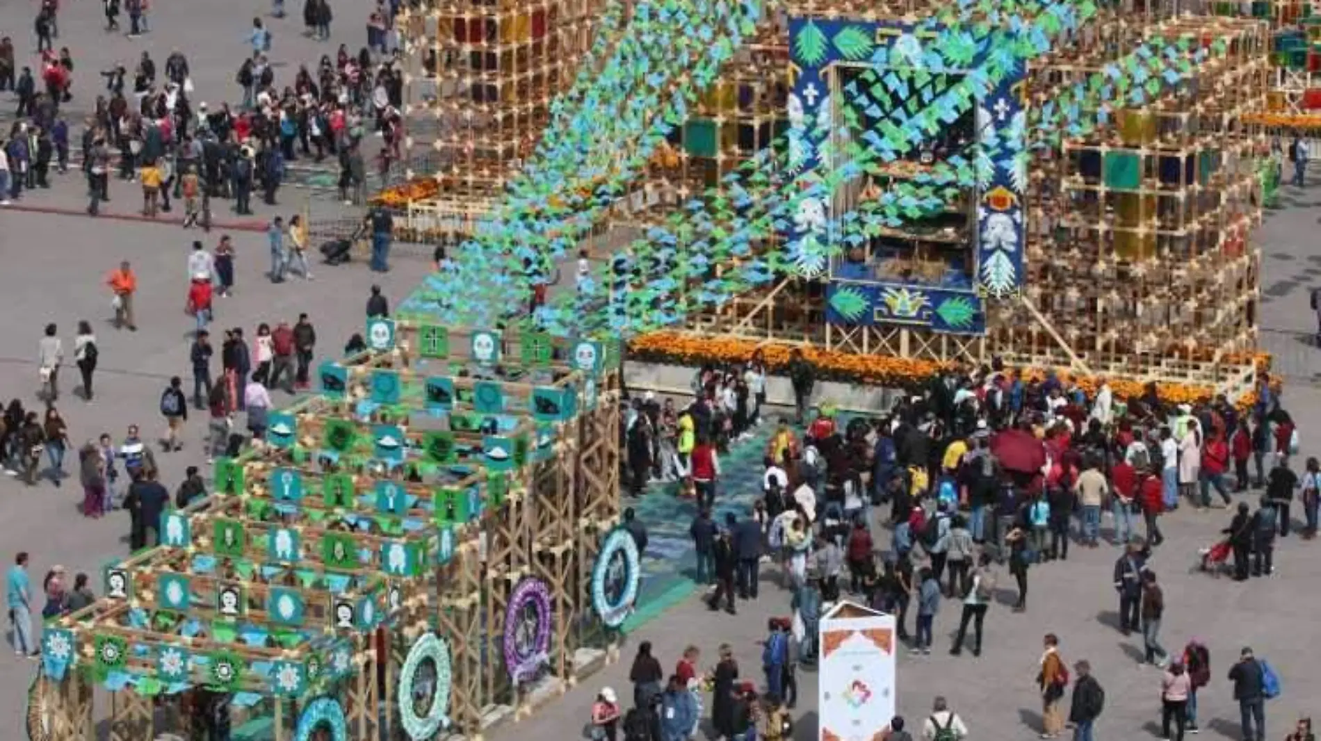 Ofrenda Muertos Zocalo